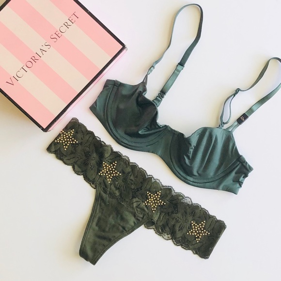 Victoria's Secret Other - Victoria’s Secret green lingerie set - 32B/SMALL